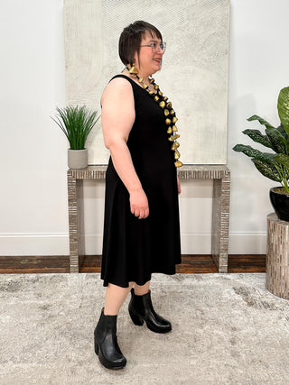 Nu Tank Dress Short, Black