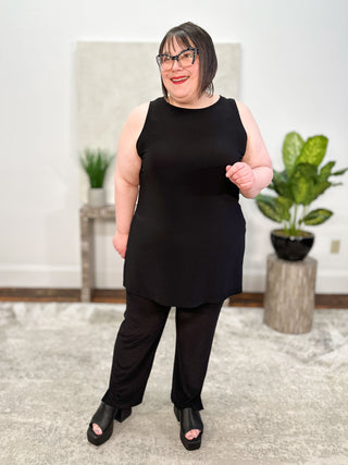 Narrow Pant Midi, Black