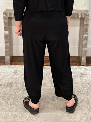 Sympli Narrow Lantern Pant, Black - Statement Boutique