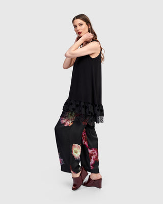 Alembika U.S. Thora Sleeveless Tunic Top, Black - Statement Boutique