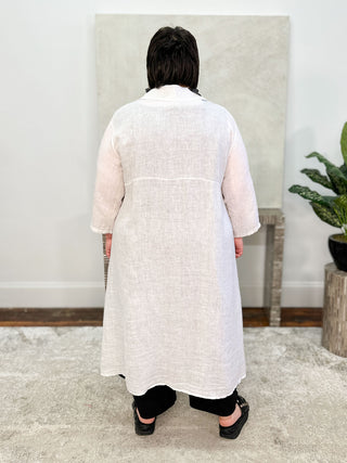 T by Transparente Big Duster, White - Statement Boutique