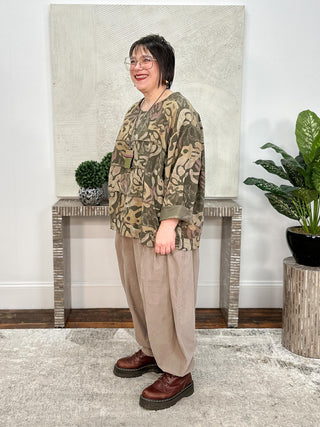 Corduroy Pants, Beige
