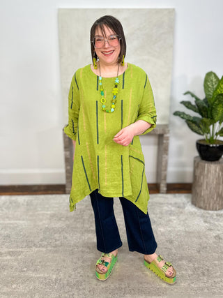 T by Transparente Betina Top, Kiwi - Statement Boutique