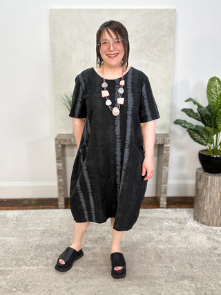 T by Transparente San Fran Dress, Black - Statement Boutique