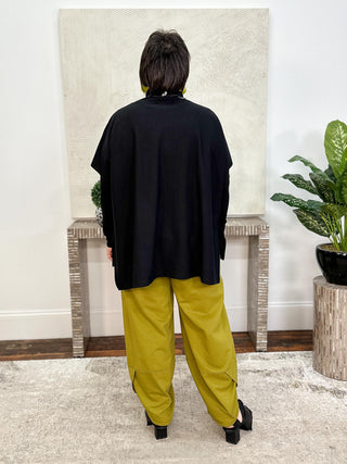Tulip Lantern Pant, Olive Oil