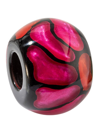 Zsiska Bliss Glitz Flower Bead, Red/Pink - Statement Boutique