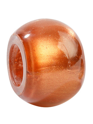 Zsiska Bliss Glitz Large Round Bead, Copper - Statement Boutique