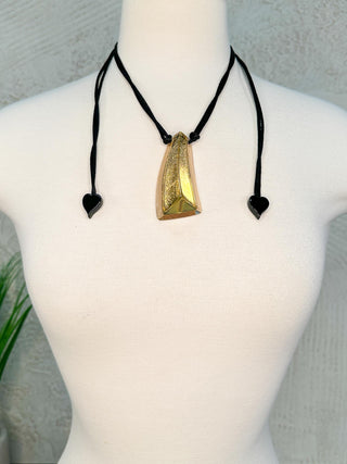 Zsiska Emocion Pendant Necklace, Gold - Statement Boutique