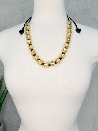 Zsiska Precious Adjustable Necklace, Gold - Statement Boutique