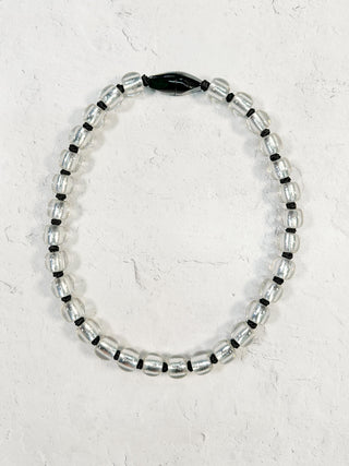 Precious Short Magnetic Necklace, Silver