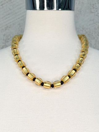Zsiska Precious Short Toggle Necklace, Gold - Statement Boutique