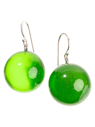 Zsiska Prue Bauble Wire Drop Earrings, Green - Statement Boutique
