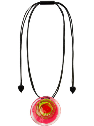 Zsiska Prue Flora Adjustable Pendant Necklace, Pink Mix - Statement Boutique