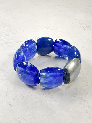 Zsiska Prue Pyrite Bracelet, Blue - Statement Boutique
