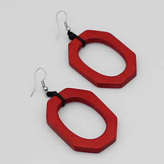 Sylca Designs Red Luzara Earrings - Statement Boutique