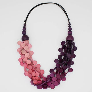 Sylca Designs Ombre Wine Gillian Necklace - Statement Boutique