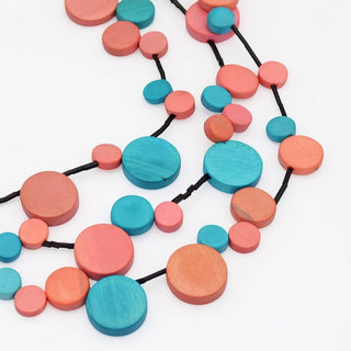 Sylca Designs Turquoise Multi Strand Millie Necklace - Statement Boutique