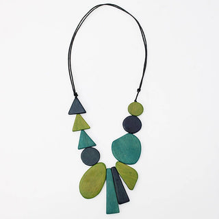 Sylca Designs Green Long Alexis Necklace - Statement Boutique