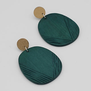 Sylca Designs Green Channing Earrings - Statement Boutique