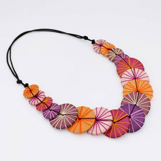 Sylca Designs Purple Azalea Necklace - Statement Boutique