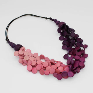 Sylca Designs Ombre Wine Gillian Necklace - Statement Boutique