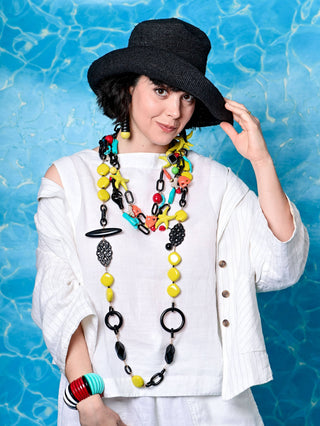 Donatella Necklace, Lime
