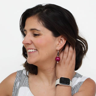 Sylca Designs Purple Ball Drop Earring - Statement Boutique