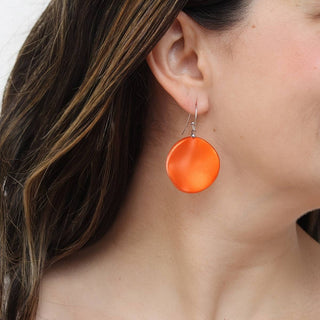 Sylca Designs Orange Opaline Drift Earring - Statement Boutique