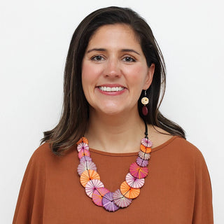 Sylca Designs Purple Azalea Necklace - Statement Boutique