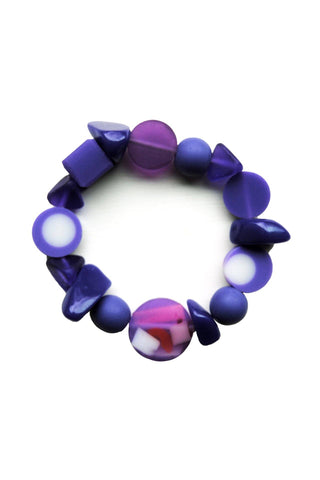 Nusantara Inc. Mixed Media Resin Bracelet-81734: 00004 - Statement Boutique