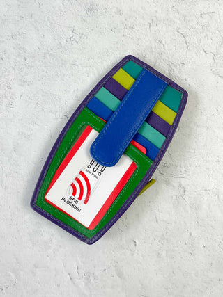 iLi New York Double Sided Credit Card Holder, Cool Tropics - Statement Boutique
