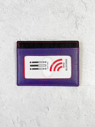 iLi New York I.D. Card Case, Black Brights - Statement Boutique