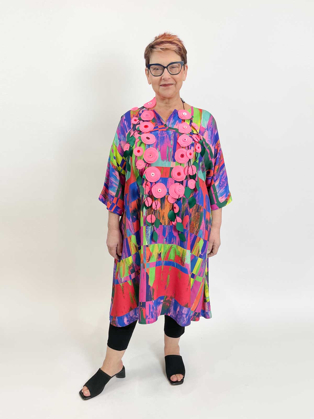 Aino Leida Tunic Dress, Monte Print - Statement Boutique