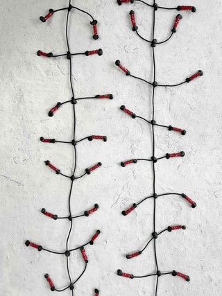 Annemieke Broenink Glitter Pop Necklace, Metallic Red - Statement Boutique