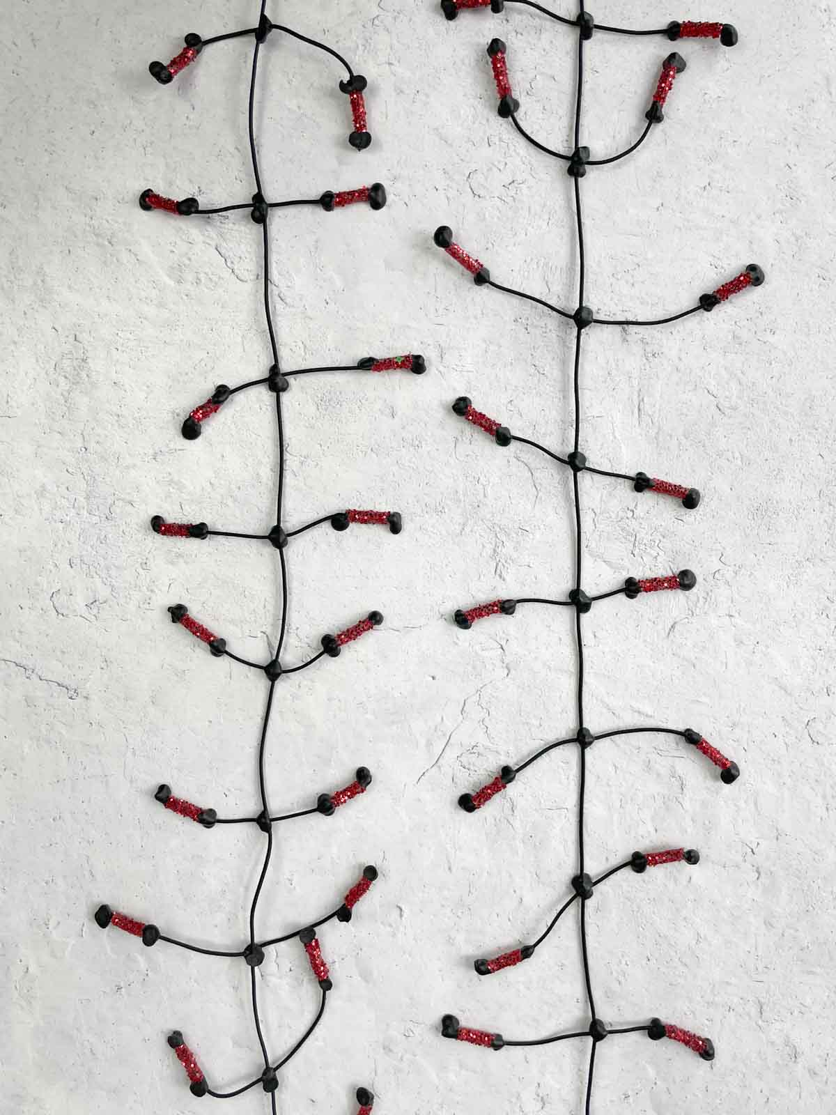 Annemieke Broenink Glitter Pop Necklace, Metallic Red - Statement Boutique
