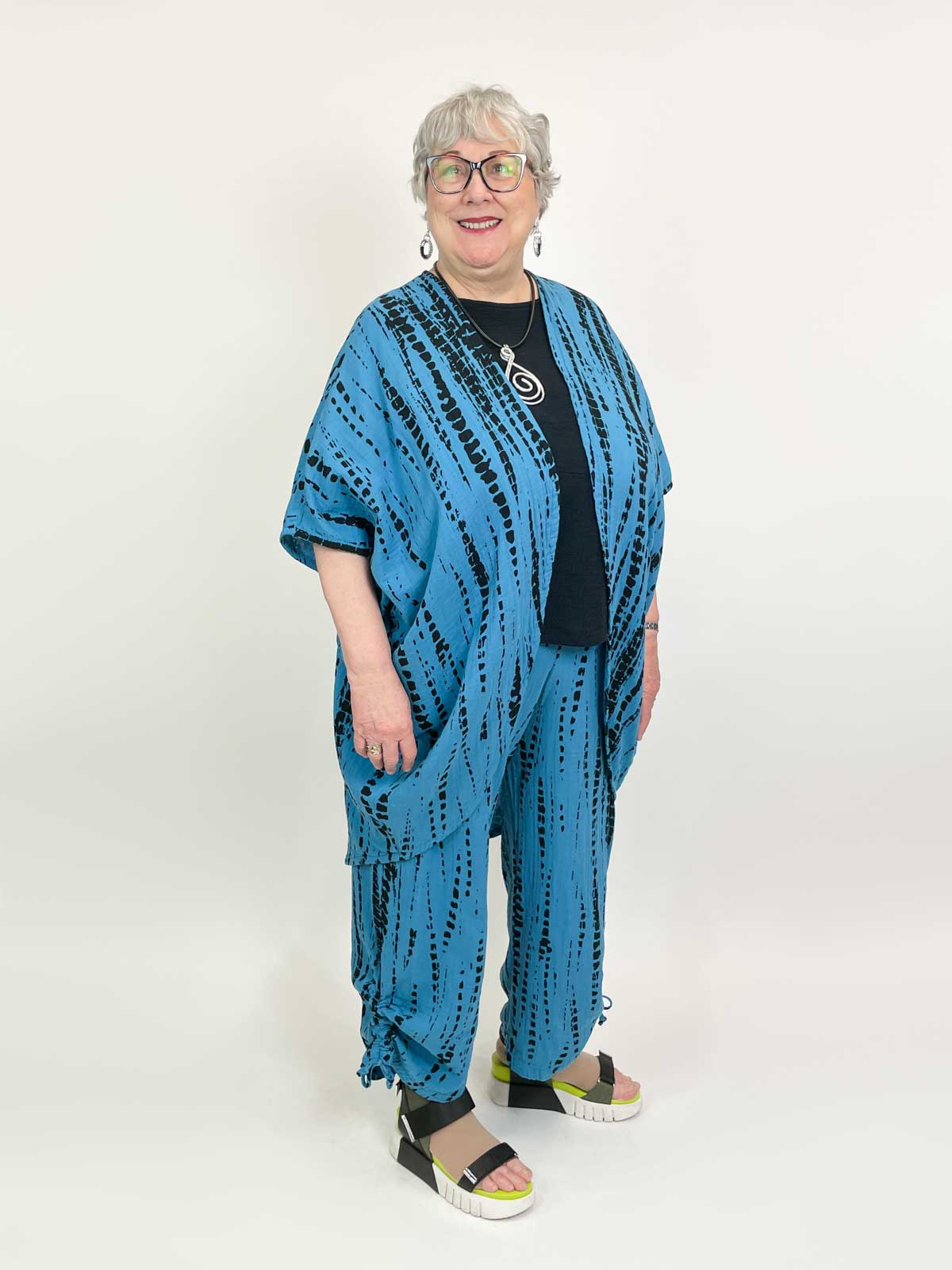 Bryn Walker Bambu Print Gauze Annette Cardigan, Isola - Statement Boutique