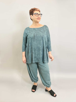 Bryn Walker Bamboo Cotton Campo Pant, Millpond - Statement Boutique