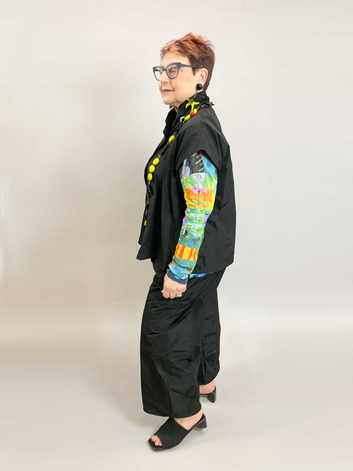 Bryn Walker Memory Crunch Pasha Pant, Black - Statement Boutique