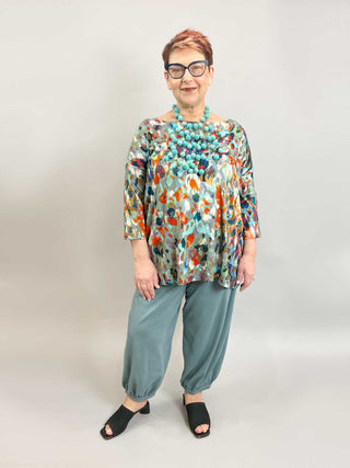 Bryn Walker Bamboo Cotton Campo Pant, Millpond - Statement Boutique
