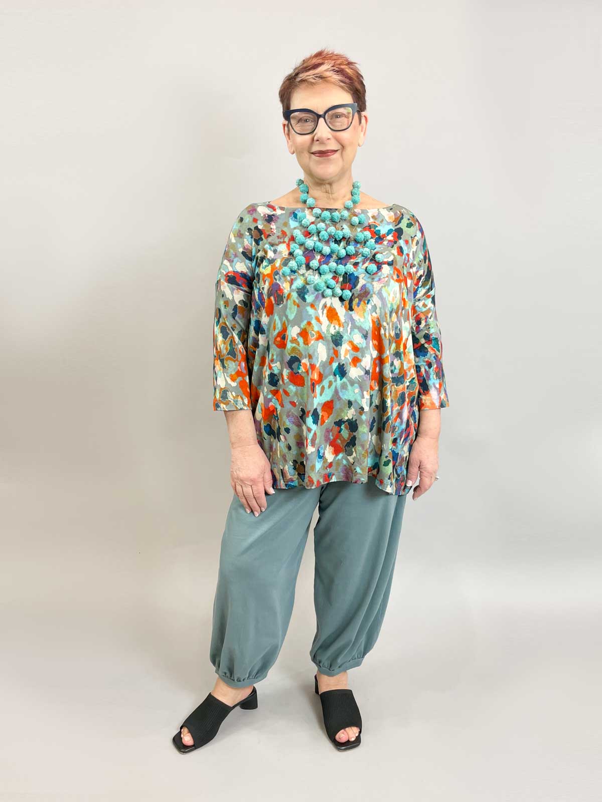 Bryn Walker Bamboo Cotton Campo Pant, Millpond - Statement Boutique