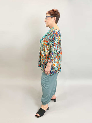 Bryn Walker Bamboo Cotton Campo Pant, Millpond - Statement Boutique