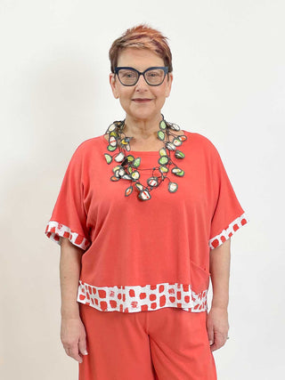 Chalet Modal Cotton Aiden Top, Camellia - Statement Boutique