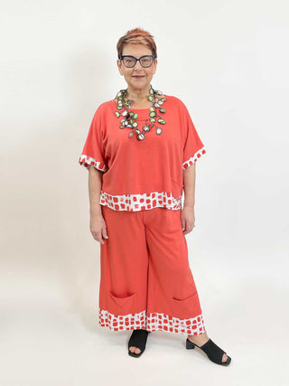Chalet Modal Cotton Jilly Pant, Camellia - Statement Boutique