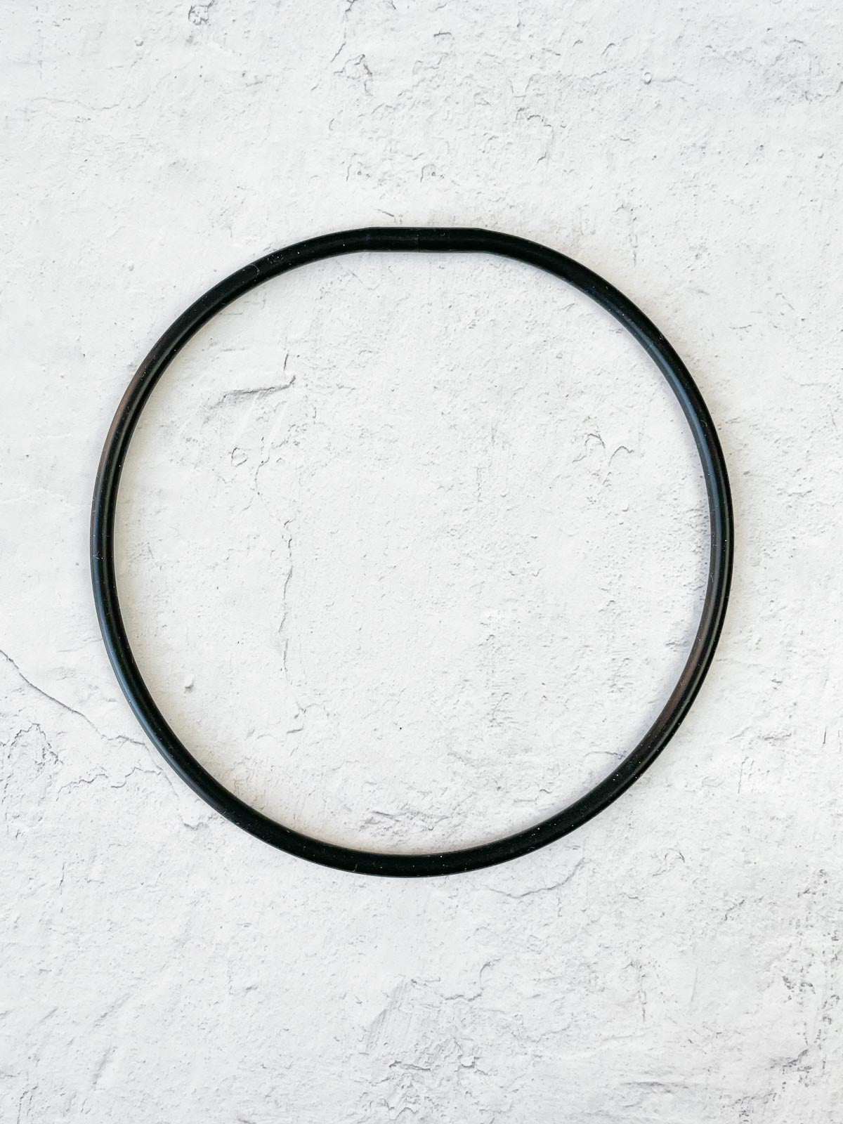 OC Jewelry 17" Rubber Necklace Extender, Black