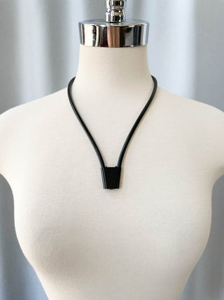 OC Jewelry 23" Brooch Necklace Cord, Black