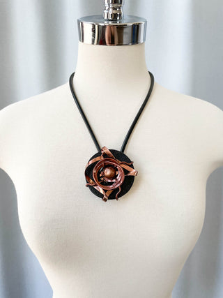 OC Jewelry 23" Brooch Necklace Cord, Black