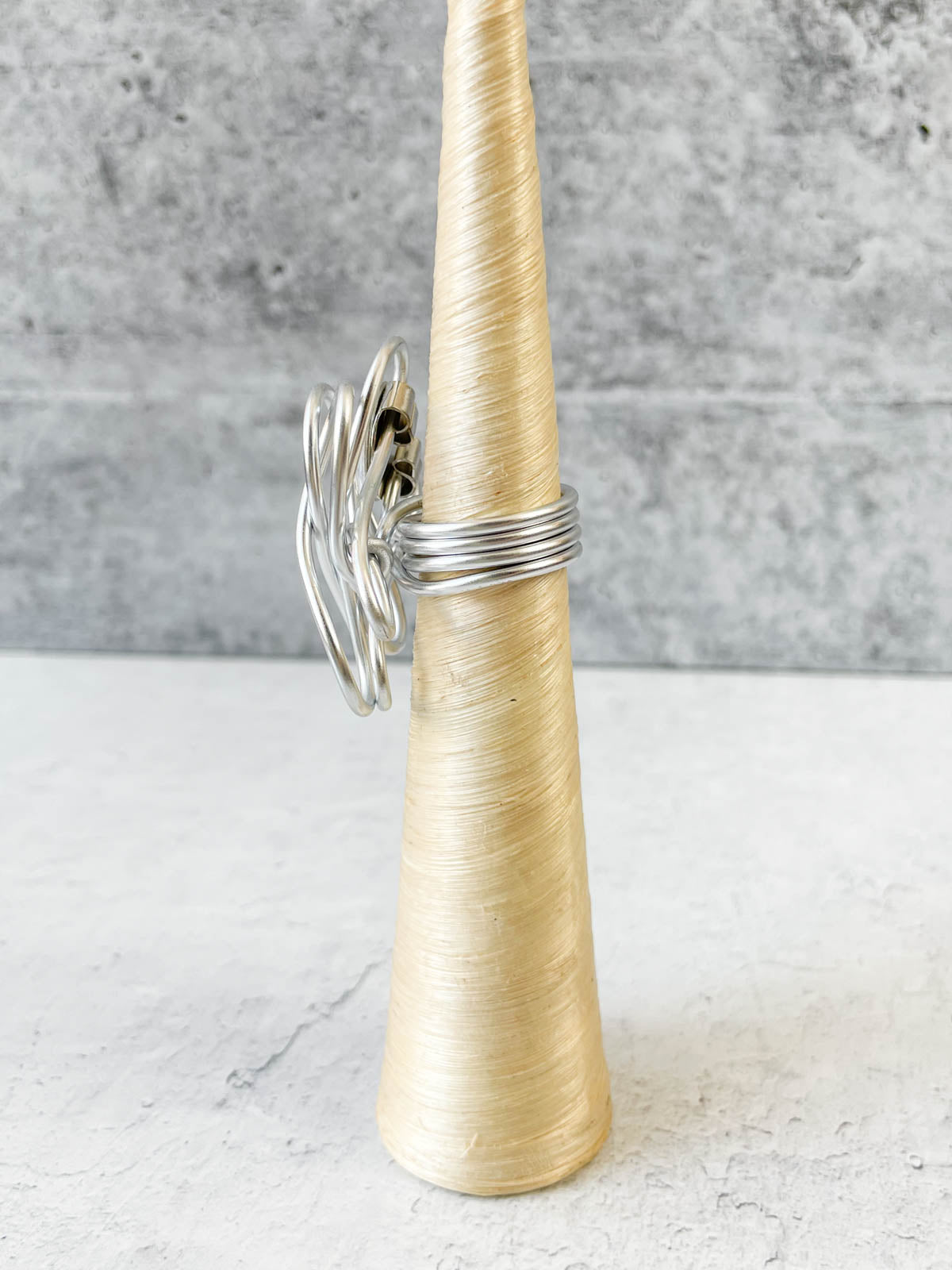 OC Jewelry Wigly Ring, Silver Vertical