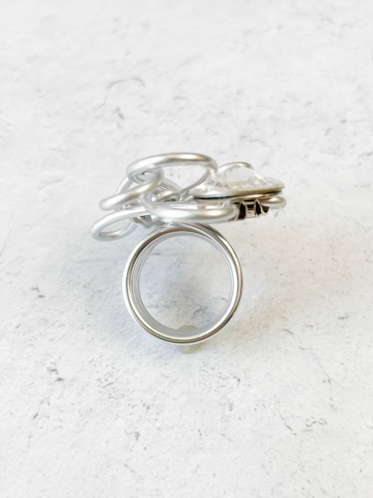 OC Jewelry Wigly Ring, Silver Vertical