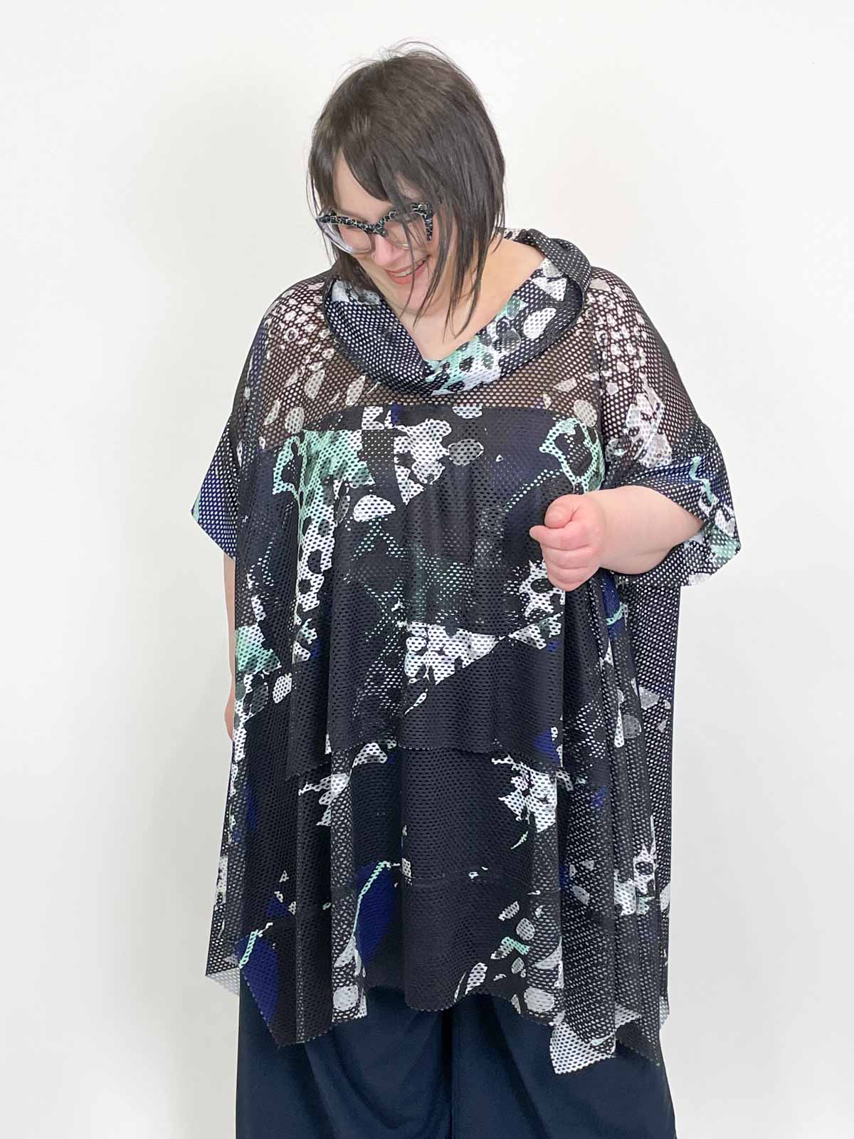 Igor Dobranic Pianist Tunic, Black Multi - Statement Boutique