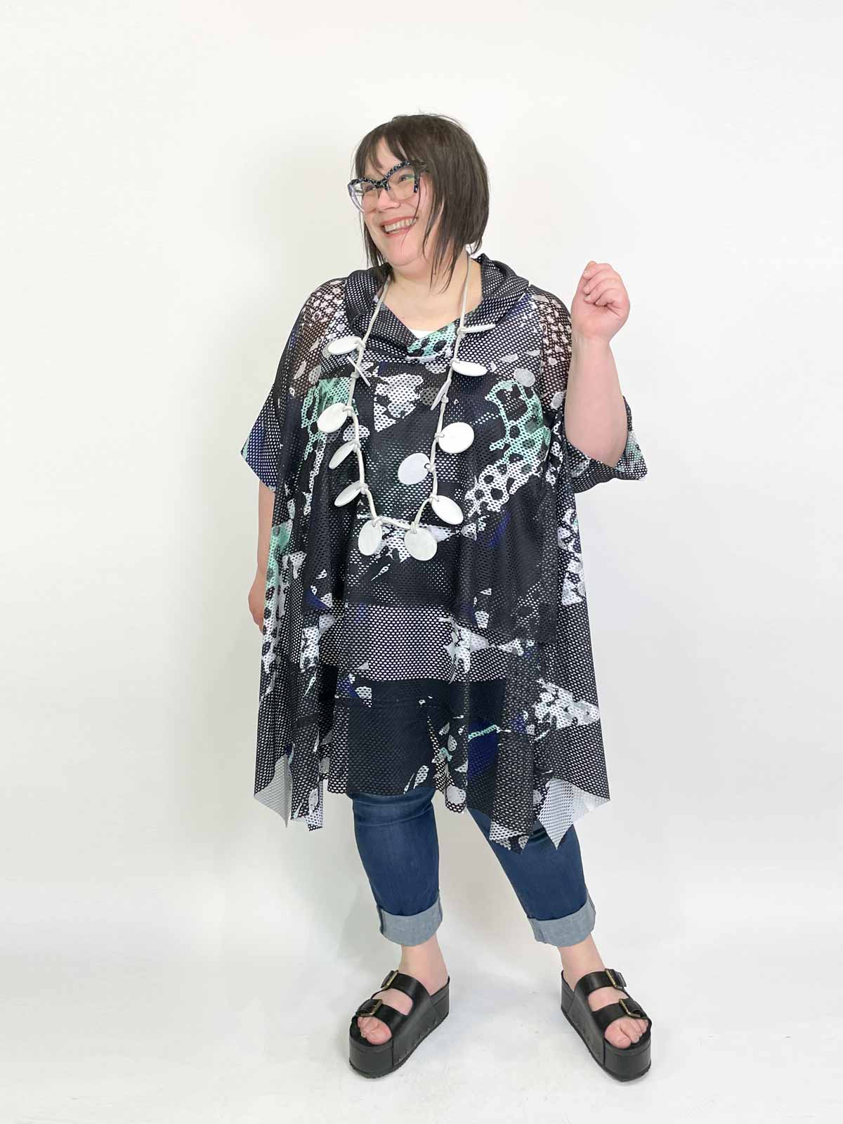 Igor Dobranic Pianist Tunic, Black Multi - Statement Boutique